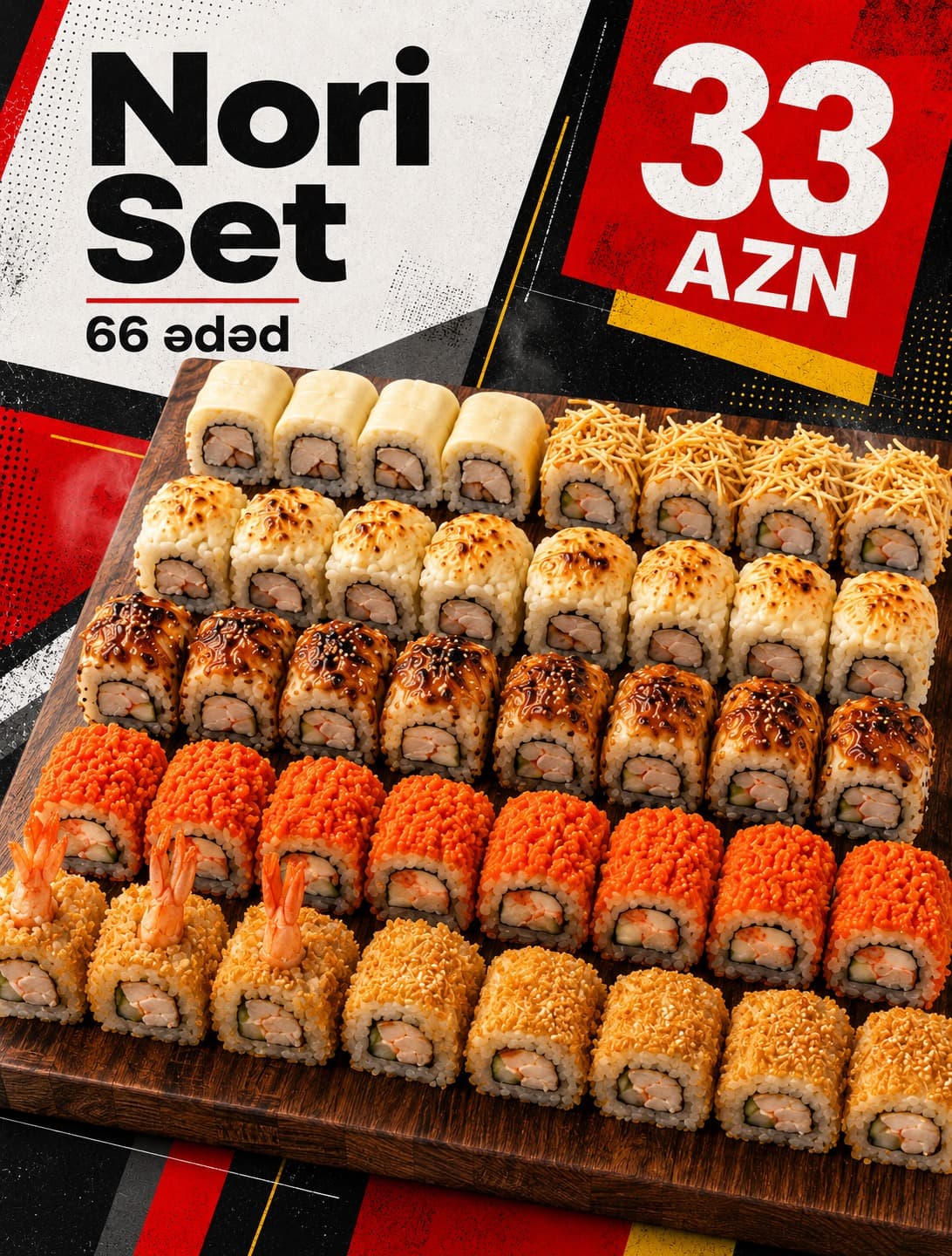 Nori Set — 66 ədəd, 33 manat